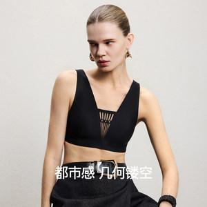 【文淇同款】AIMER CHUANG内衣女士深V无钢圈背心式文胸CA172181