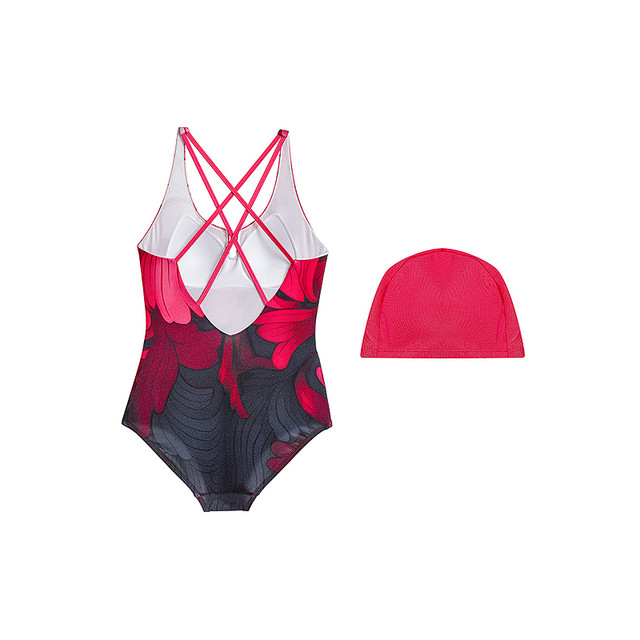 ຊົມເຊີຍ 25 Xia Huayan swimsuit ແມ່ຍິງ seaside beach spring hot spring sexy swimsuit one-piece AM68A901