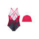 ຊົມເຊີຍ 25 Xia Huayan swimsuit ແມ່ຍິງ seaside beach spring hot spring sexy swimsuit one-piece AM68A901