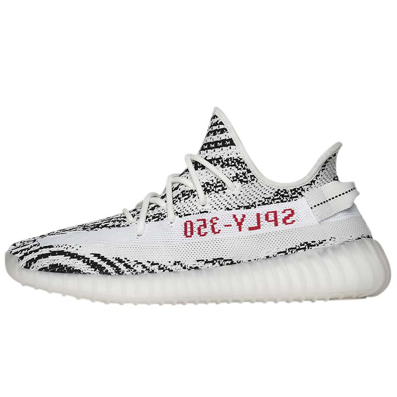 Adidas Yeezy Boost 350V2白斑马白红文字椰子2020补货 CP9654-图3