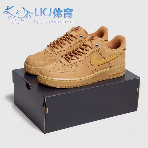 Nike Air Force 1 AF1空军一号小麦色麂皮高帮低帮 CJ9179-200-图2