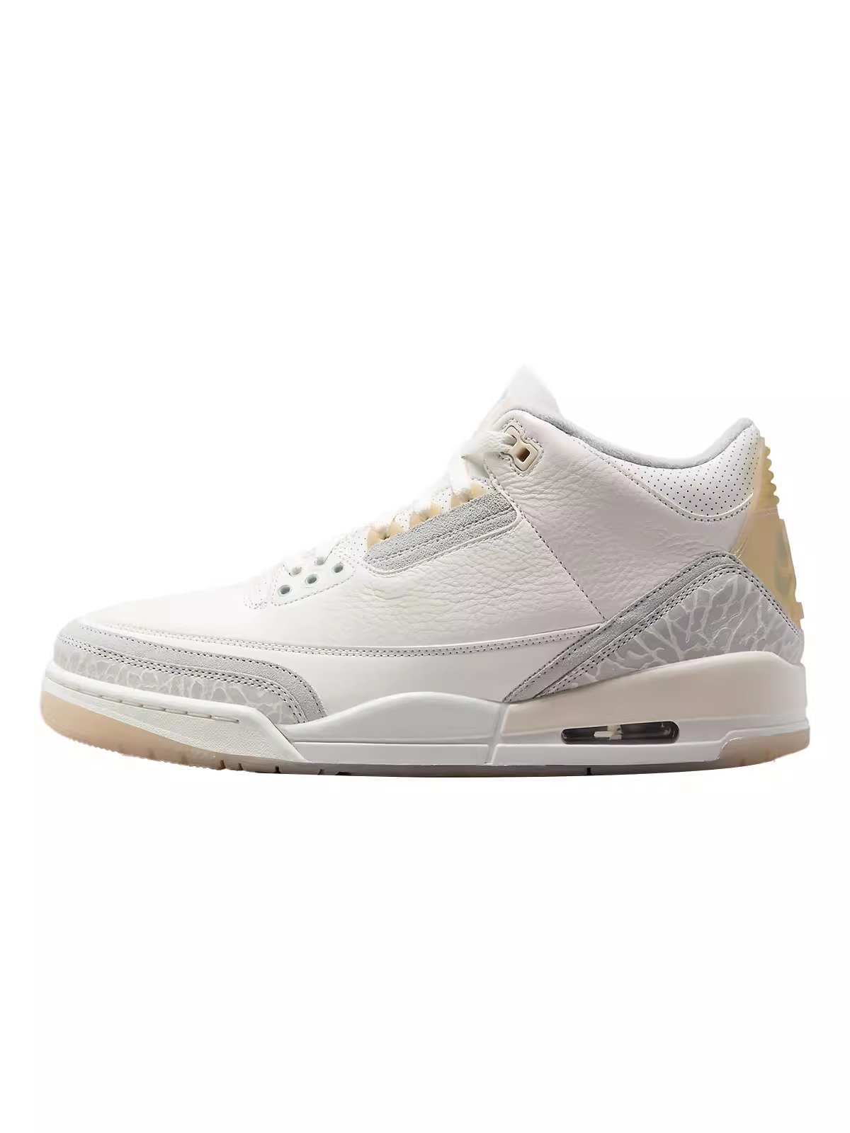 Air Jordan 3 Ivory AJ3 灰白色 象牙白 复古篮球鞋 FJ9479-100 - 图3