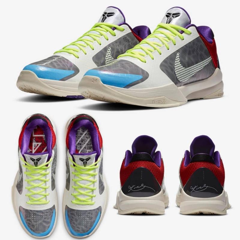 Nike Kobe 5科比 ZK5斑马德罗赞塔克白灰绿 CD4991-003-004-图0