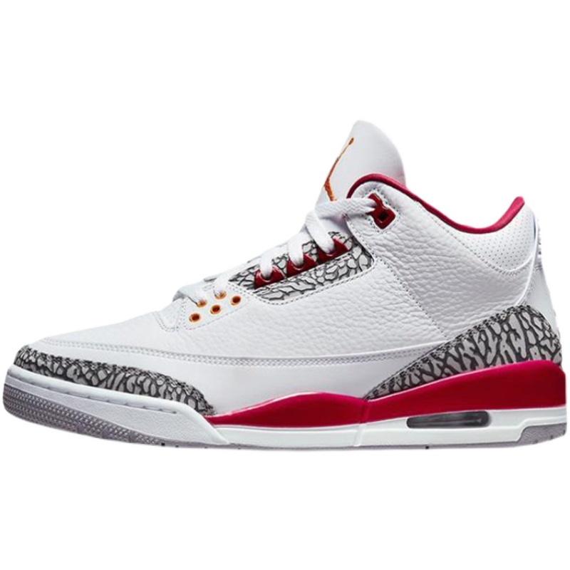 LKJ体育 Air Jordan 3 AJ3白酒红红雀复古篮球鞋 CT8532-126-图3