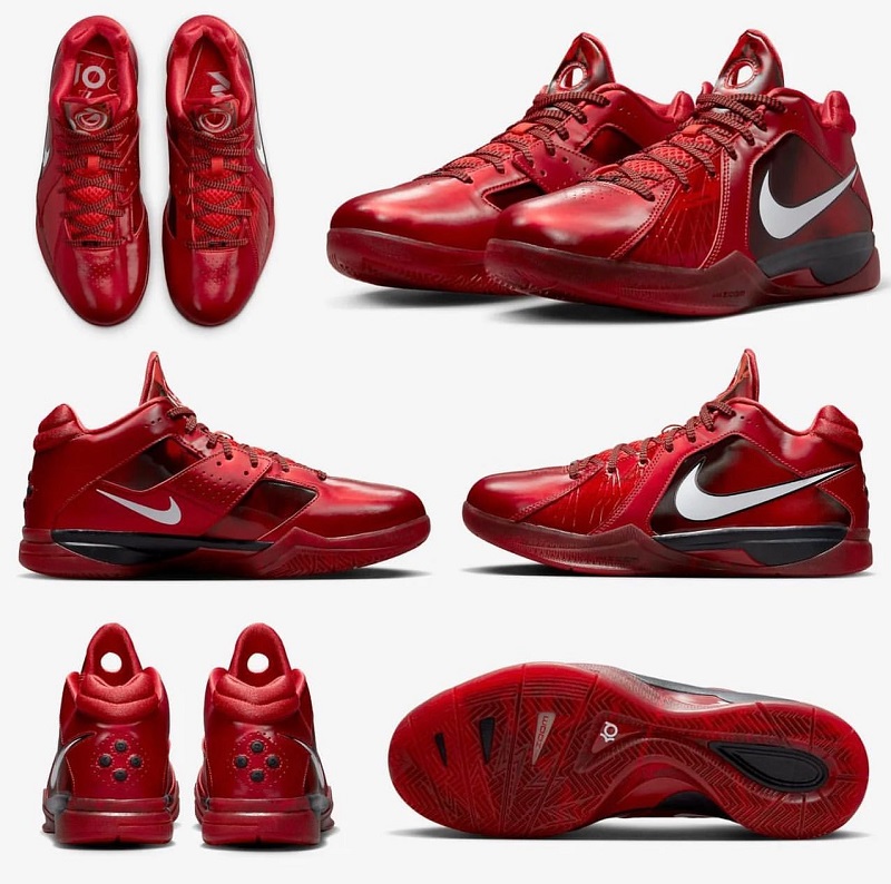 Nike KD 3 All-Star 杜兰特3 全明星 大红 篮球鞋 DV0835-600 - 图3