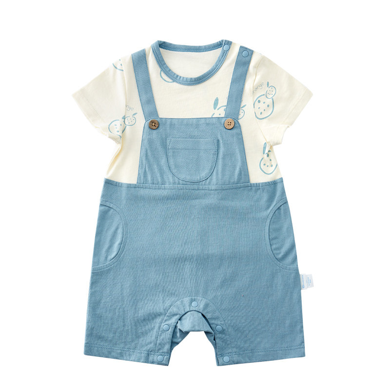 爱为诗iwishkids外出夏装宝宝哈衣 iwishkids连身衣/爬服/哈衣