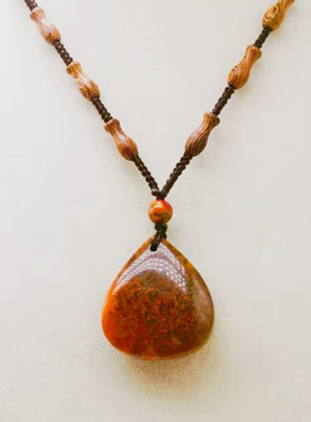 宣化上古战国红玛瑙民族吊坠项链