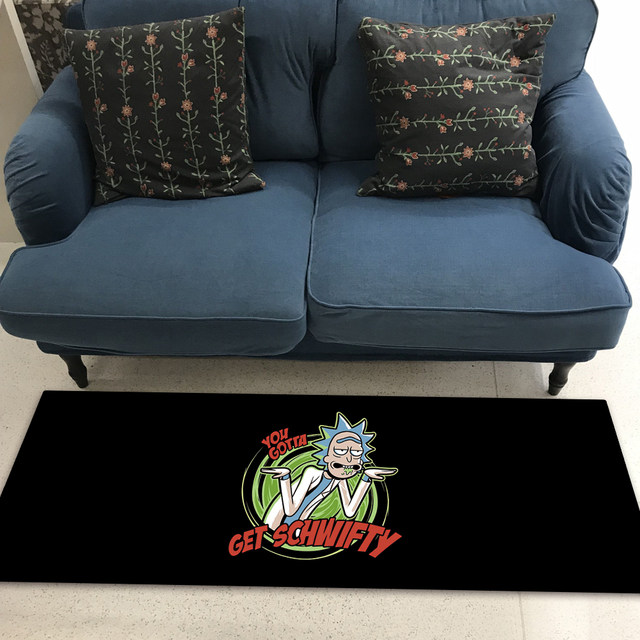 Rick and Morty floor mat non-slip kitchen rug