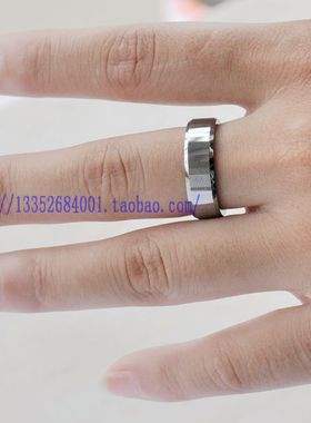 欧美款不磨损钨钢戒指