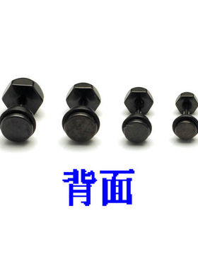 钛钢朋克风不变色耳环