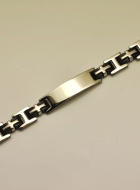 硅胶男士欧美款不掉色手链