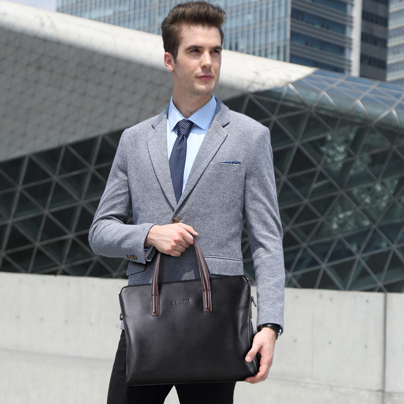 手提包手拿商务公文包韩版男士包包 斐格男士包袋