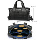 Feige men's leather handbag business computer bag