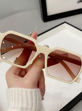 亏本清仓太阳镜男海边墨镜女防紫外线高级感gm夏黑色眼镜时尚