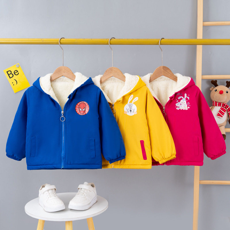 马年儿童外套一体绒女童女宝2026新款保暖加绒加厚过年红色新年服,淘宝优惠券,粉丝福利购,淘宝优惠卷