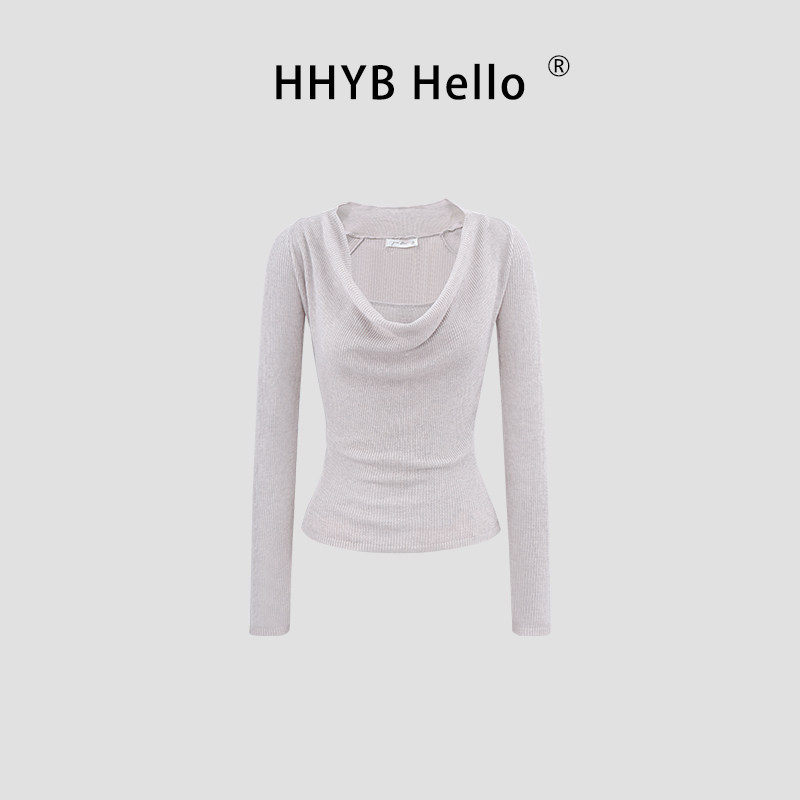 HHYB别来无恙 荡领显瘦针织+内搭小吊带春季两件套女M1557套装,淘宝优惠券,粉丝福利购,淘宝优惠卷