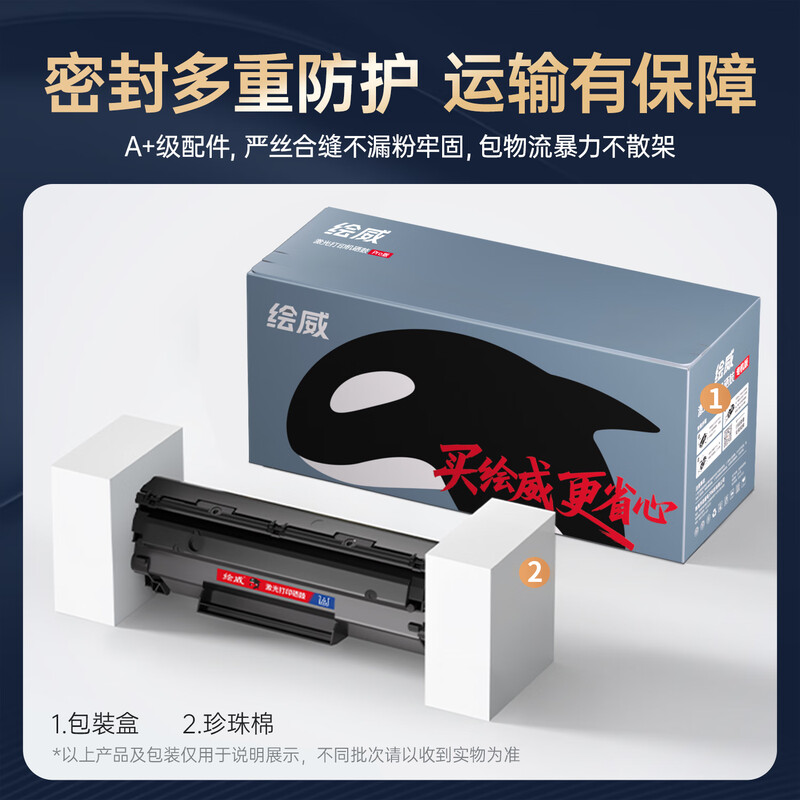 Huiwei is suitable for HP LaserJet M1136 MFP printer special toner cartridges (on the machine