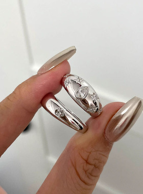 小红书爆款亮面叠戴戒指