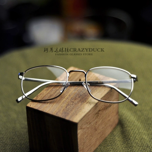 Японские цельнометаллические свежие ретро очки, в корейском стиле