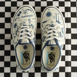 Vans Authentic SF Blue Men and Women Surfing Warrinhoa ​​Shoes Low -Top VN0A5HYPAXV