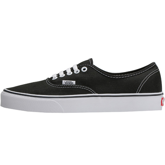 black low cut vans