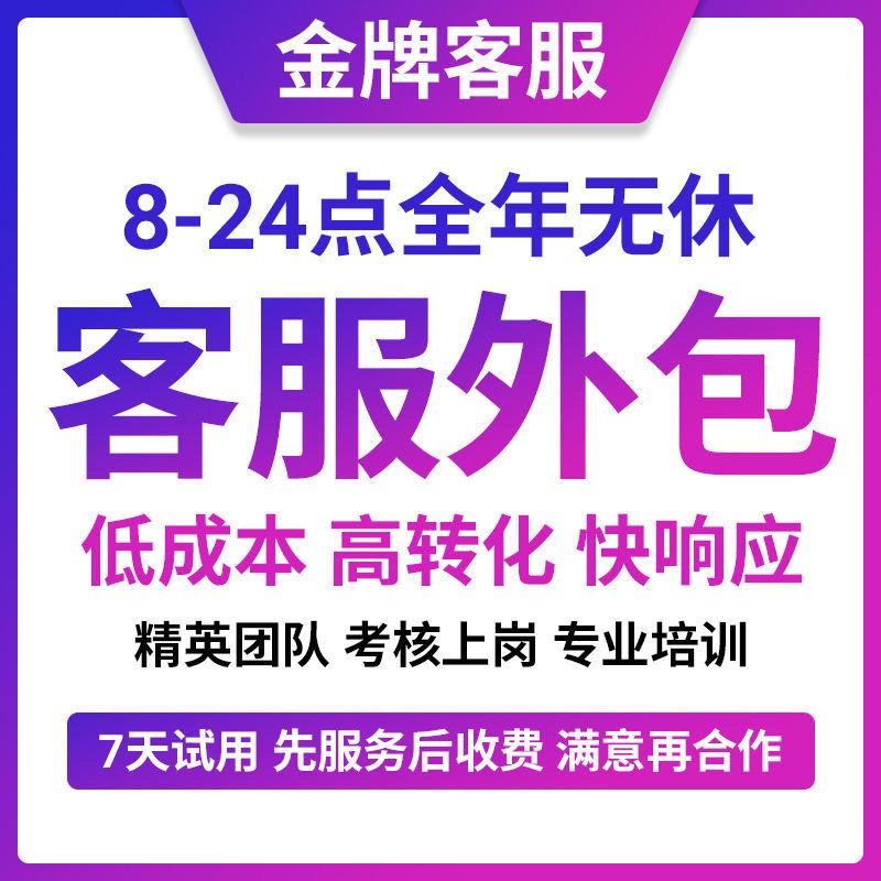 专业客服外包抖音快手拼多多在线客服抖店飞鸽售前售后人工客服 - 图0