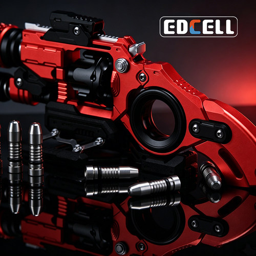 【现货】EDCELL正版红黑破坏者edc复合型推牌陀螺金属解压玩具 - 图3