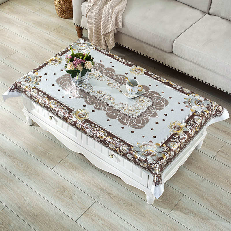 PVC茶几桌布防水防油防烫免洗茶几垫茶几巾防尘盖布餐桌布饭桌布,淘宝优惠券,粉丝福利购,淘宝优惠卷