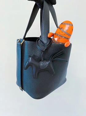现货 Hermès 爱马仕包包小马挂件Touch Rodeo挂件小羊拼鳄鱼皮