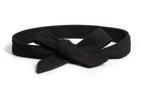 Двусторонний ремень, ткань с бантиком