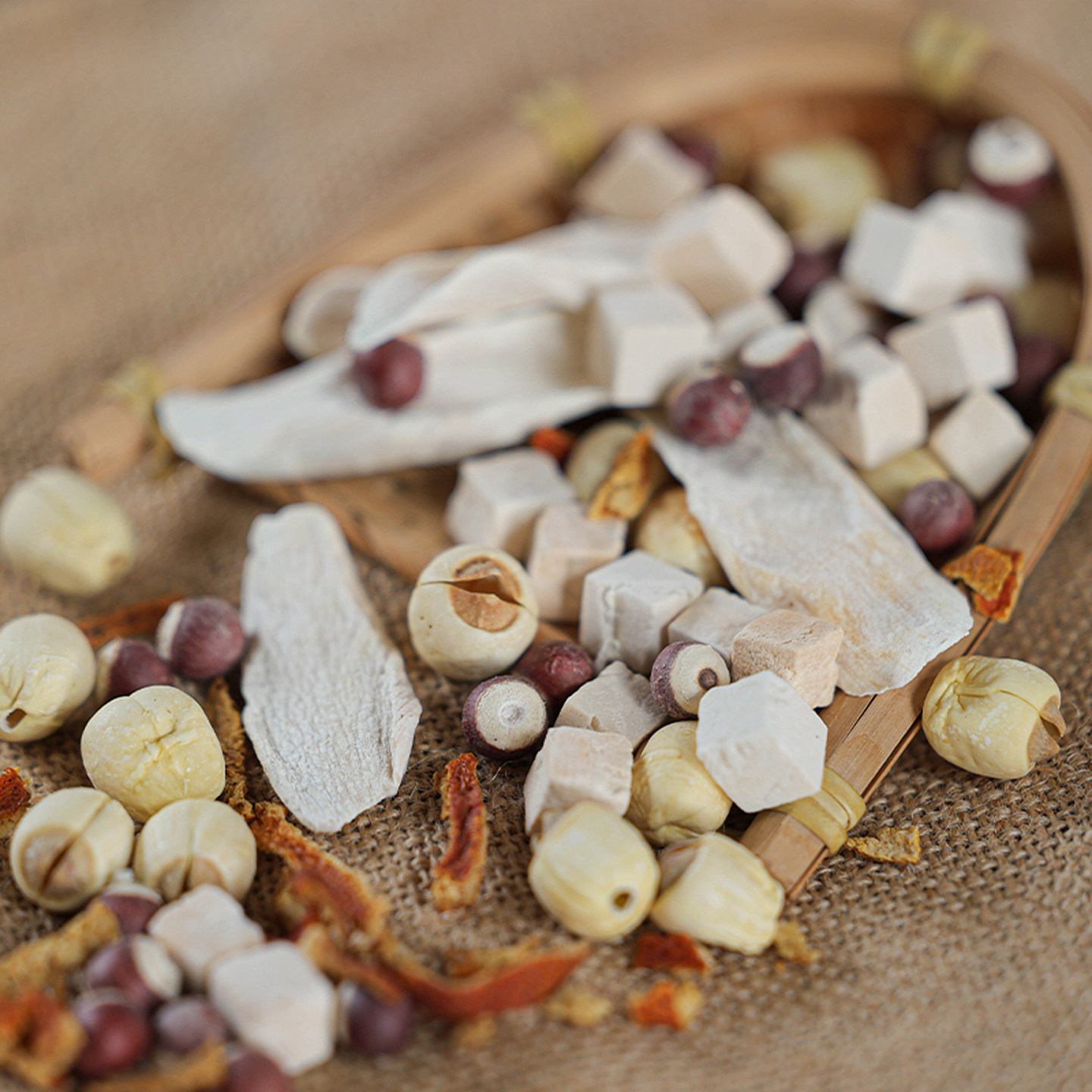 阿四出品【四神汤】 茯苓芡实山药莲子 膳食组合汤料包 50g*8包,淘宝优惠券,粉丝福利购,淘宝优惠卷