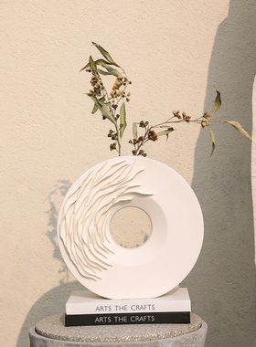 3D打印现代简约手工捏花陶瓷摆件家居饰品酒柜客厅艺术摆件装饰品