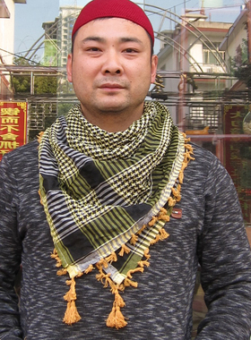 包头防风沙防晒男士方巾
