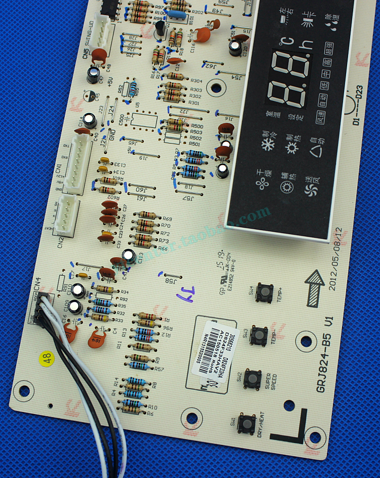 格力空调 30568210 显示板 D824F33HA  电路板 GRJ824-B5 - 图1