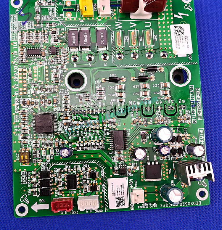 格力空调 30229010 主板 WZS901B 电脑板风机变频模块 GRZWS9-N1 - 图0