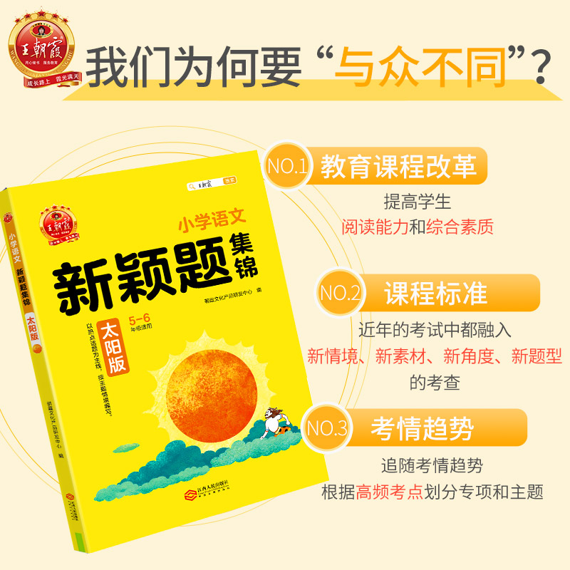 王朝霞新颖题集锦太阳版知识大盘点语文数学四五六年级主题情境学习学霸阅读理解专项思维训练小升初衔接寒暑假一本通题库 - 图1