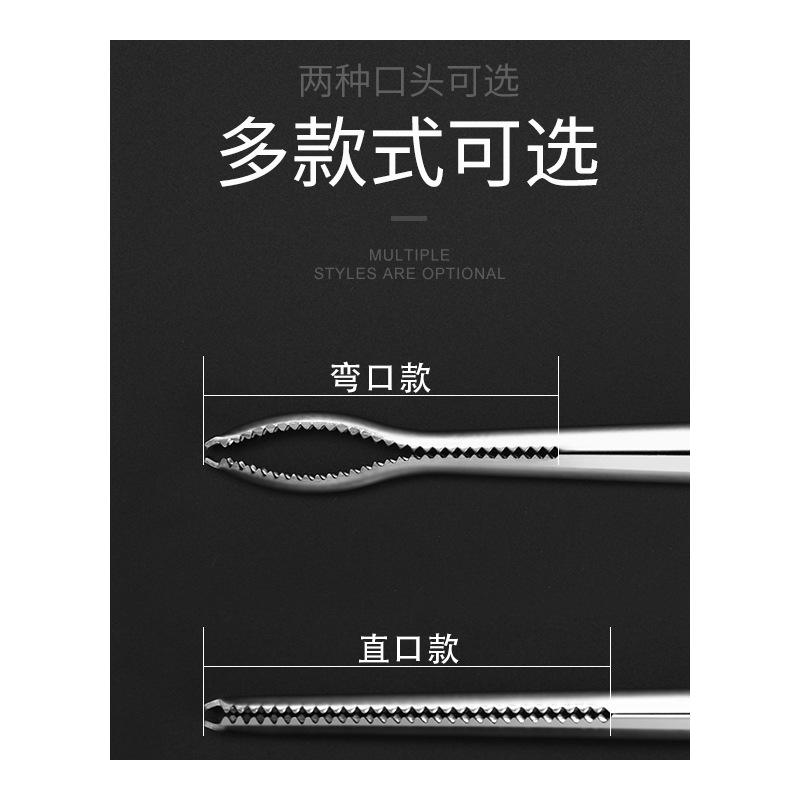 抓螃蟹工具防滑钳子黄鳝夹子泥鳅鳝鱼捉控鱼钳器不锈钢垃圾夹加长 - 图3