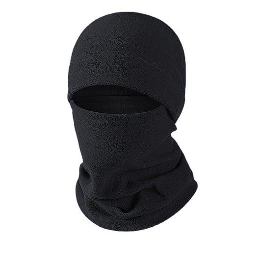 Outdoor winter fleece hood, windproof mask, men's cycling hat, cold-proof hood, dustproof, warm face protection equipment