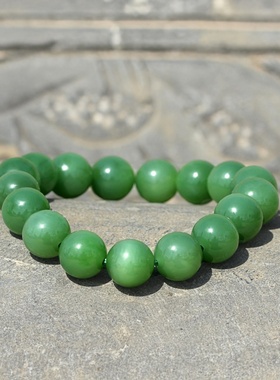 俄罗斯碧玉散珠高级感碧玉圆珠