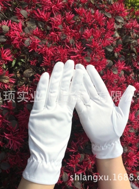 超细纤维无尘布手套擦试眼镜店专用手套 珠宝店手套 不掉屑