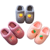 Утепленные удерживающие тепло детские зимние туфли, мультяшная милая сумка для обуви подходит для мужчин и женщин для девочек