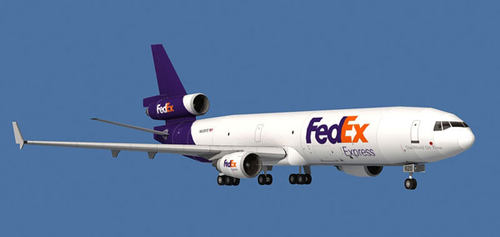 纸模型非成品麦道 MD-11 Fedex联邦快递民航客机飞机 1:72 1:100 - 图2
