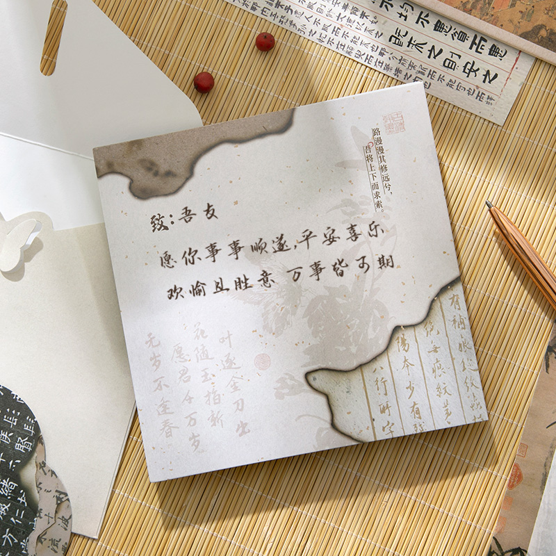 中国风镂空贺卡古风创意蝴蝶贺卡圣诞新年礼物生日祝福贺卡留言卡 - 图1