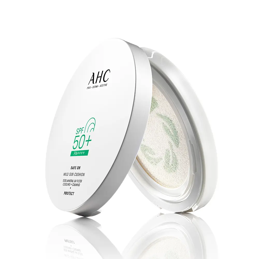 现货AHC积雪草防s气垫镇定舒缓保湿持久干爽降温敏感可用25g,淘宝优惠券,粉丝福利购,淘宝优惠卷