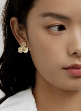 文字溯源系列新中式耳环原创设计