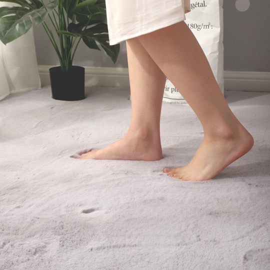 Ins style machine washable thickened bay window floor mat customized