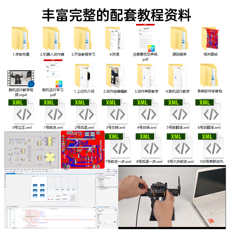 窄足机器人 双足竞速仿生套件LS-6A中国工程机器人大赛官方推荐 - 图2