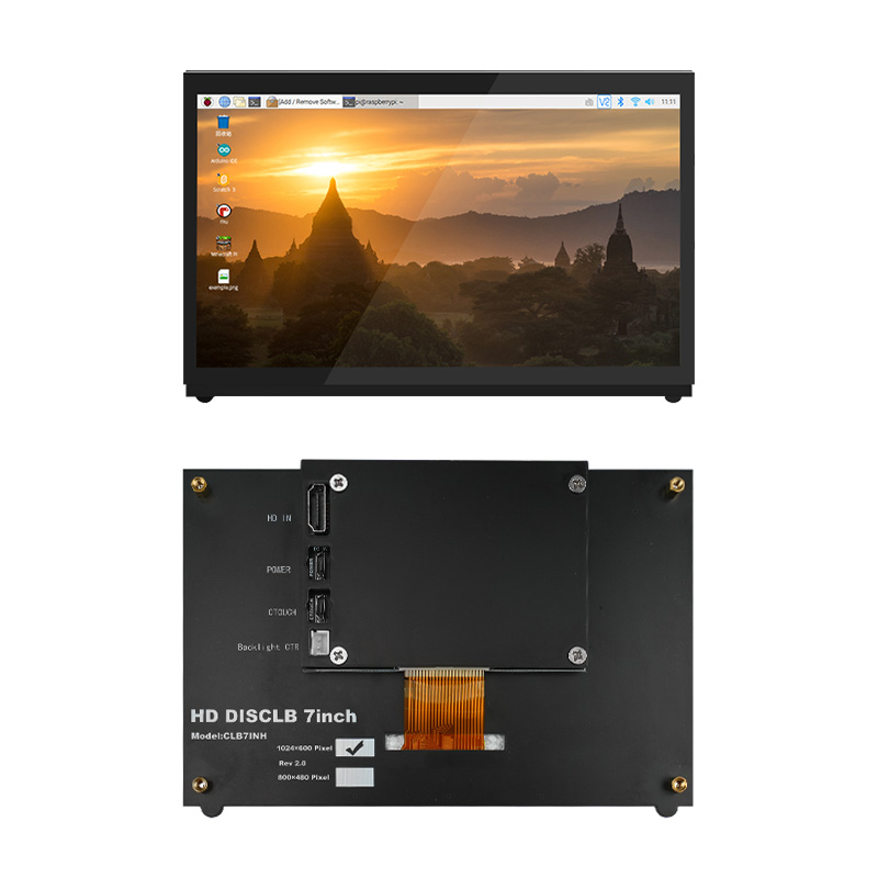 树莓派7寸LCD高清HDMI触摸电容屏 适用Raspberry PI 4B/3B+ 屏幕 - 图3