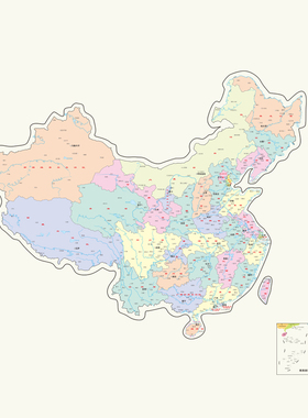 可标记世界中国毛毡地图旅行足记打卡照片墙办公室客厅墙面装饰板