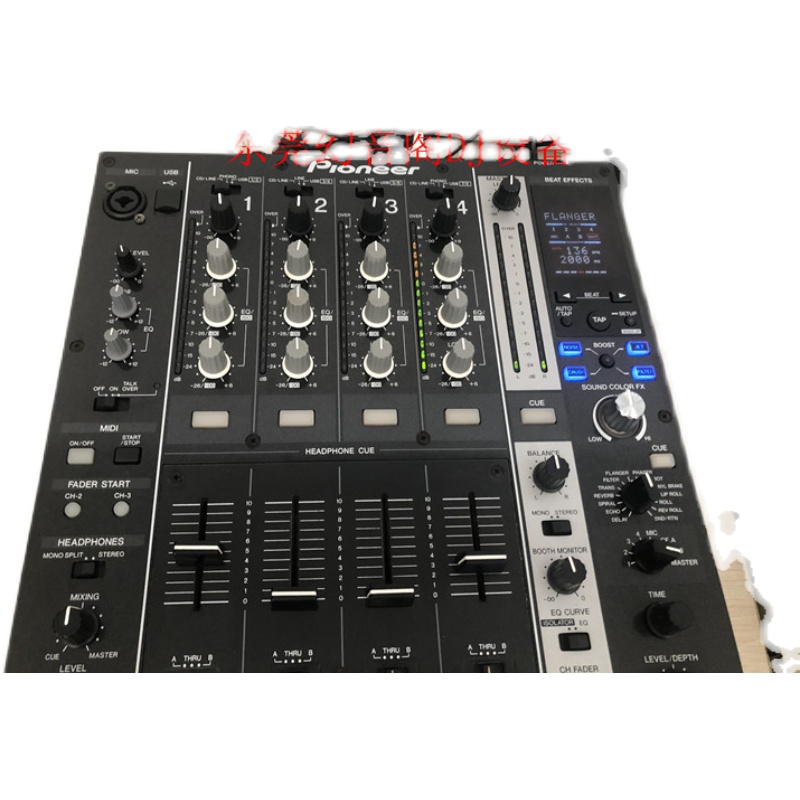 先锋 PIONEER DJM750混音台 内置声卡 四通道 包房KTV打碟 保修 - 图3